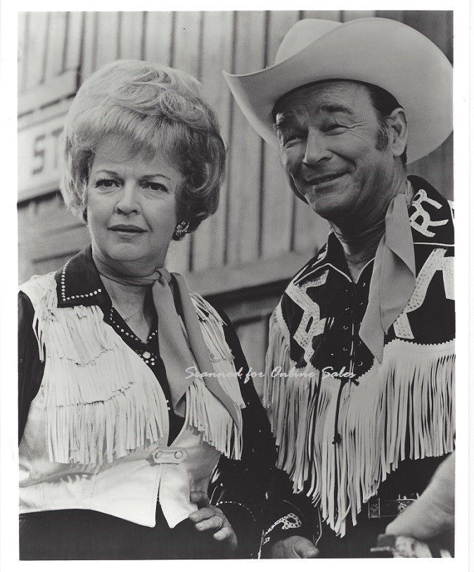 Dale Evans Roy Rogers Happy Trails to You 8x10 Photo 1848200 - Black ...