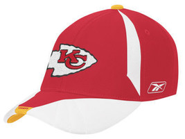 Kansas City Chiefs  Hat Cap Nfl 2008 Sideline Mens M L  - $21.27
