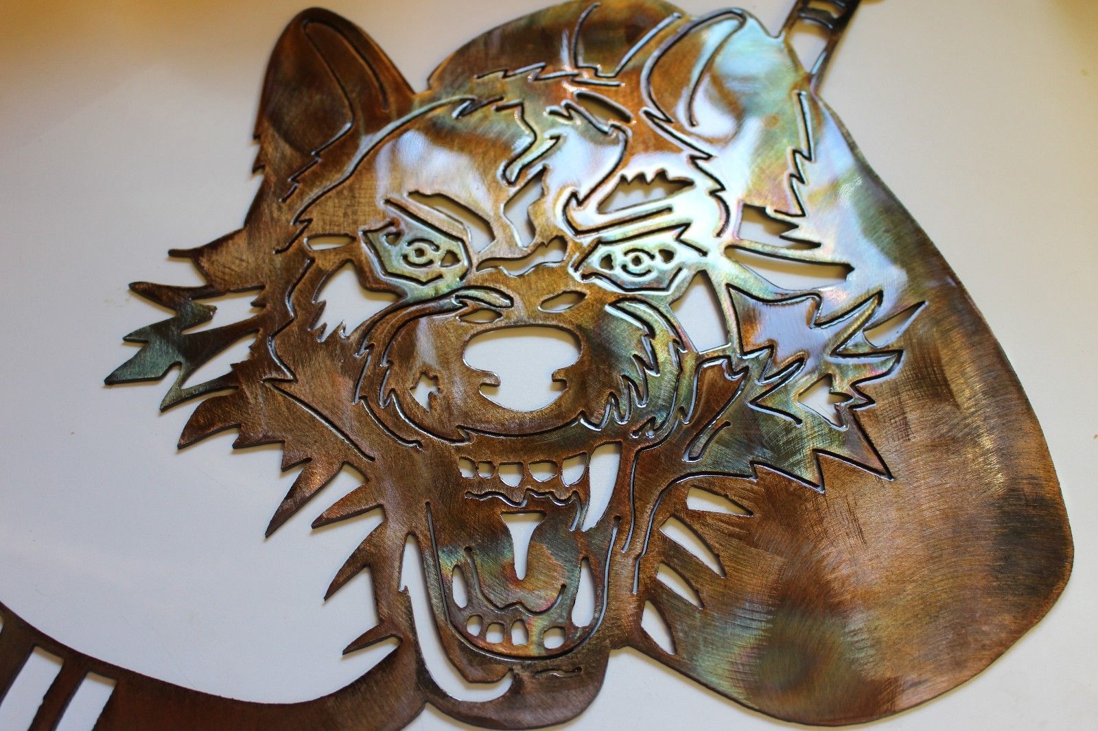 Chicago Wolves Metal Wall Art Wall Sculptures