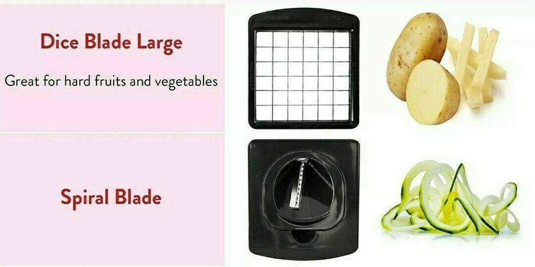 NEW Sharper Image Professional 7in1 Vegetable Chopper and Spiralizer