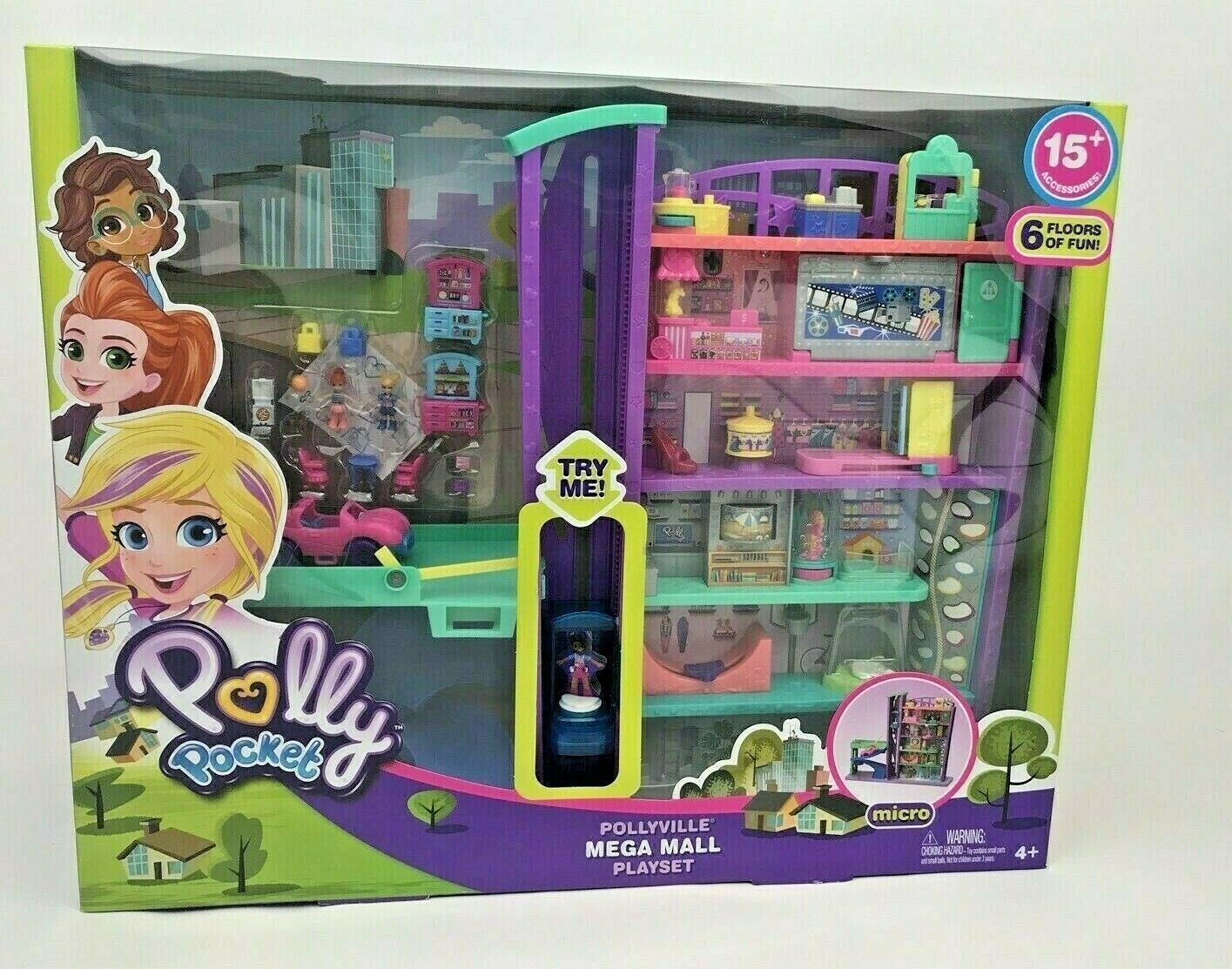 polly pocket mega mall b&m