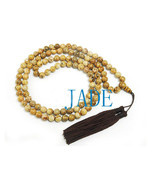 34&quot; Natural Jasper Meditation Yoga Prayer Beads Mala - $19.99