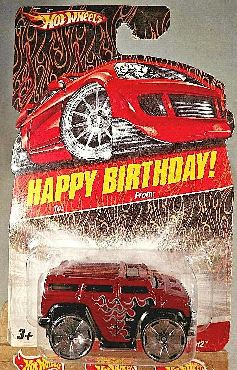 2007 Hot Wheels Happy Birthday Series HUMMER H2 Dark Maroon w/Chrome ...