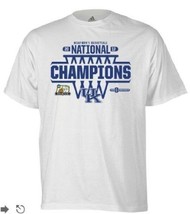 Kentucky Wildcats Free Shipping 2012 Basketball Champs Adidas Mens Shirt Small - $22.19