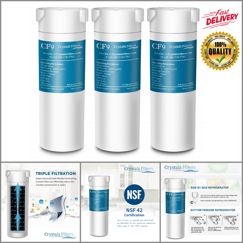 Replacement Water Filter For GE XWF SmartWater Refrigerator Water