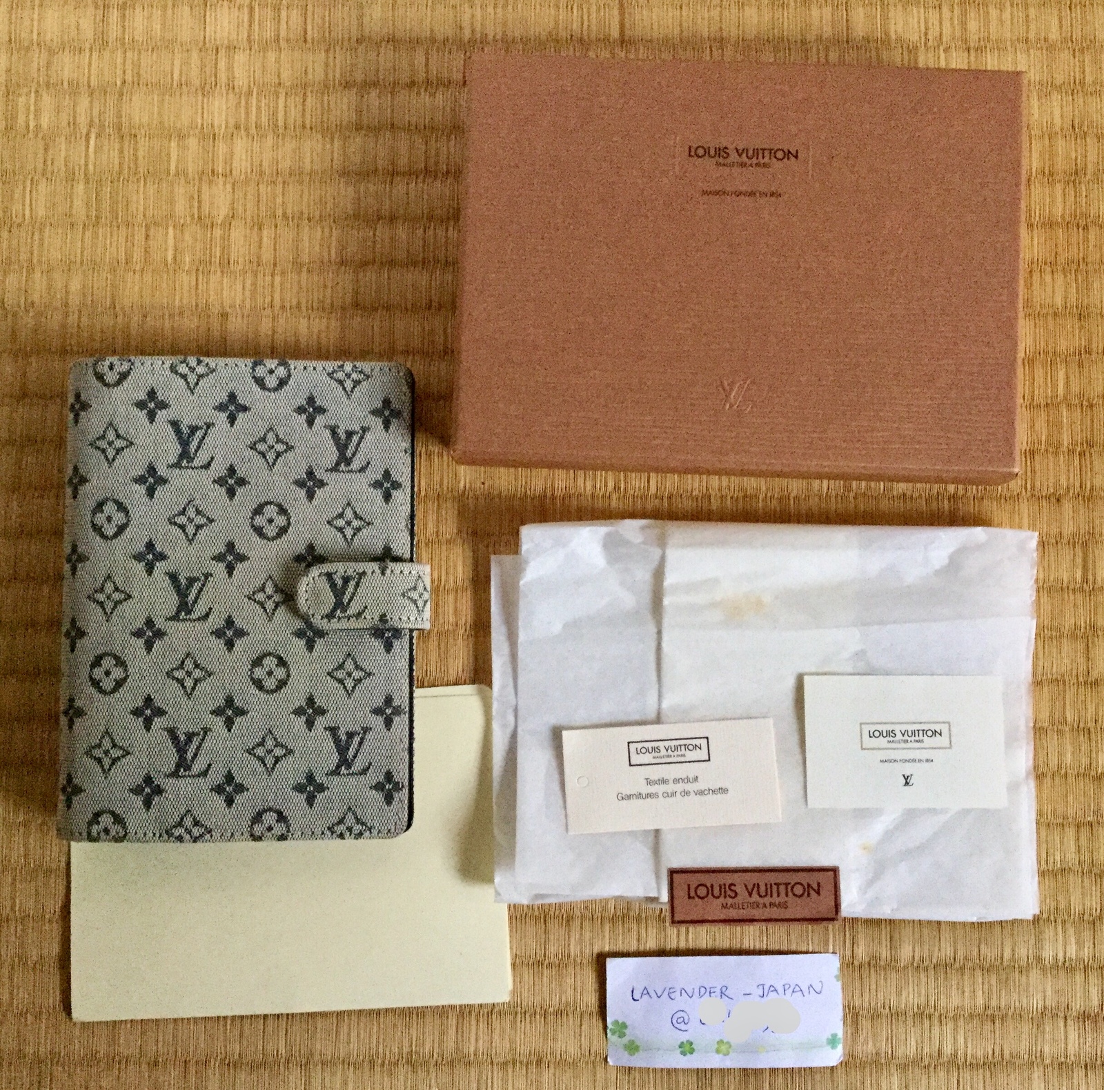 louis vuitton mini lin agenda