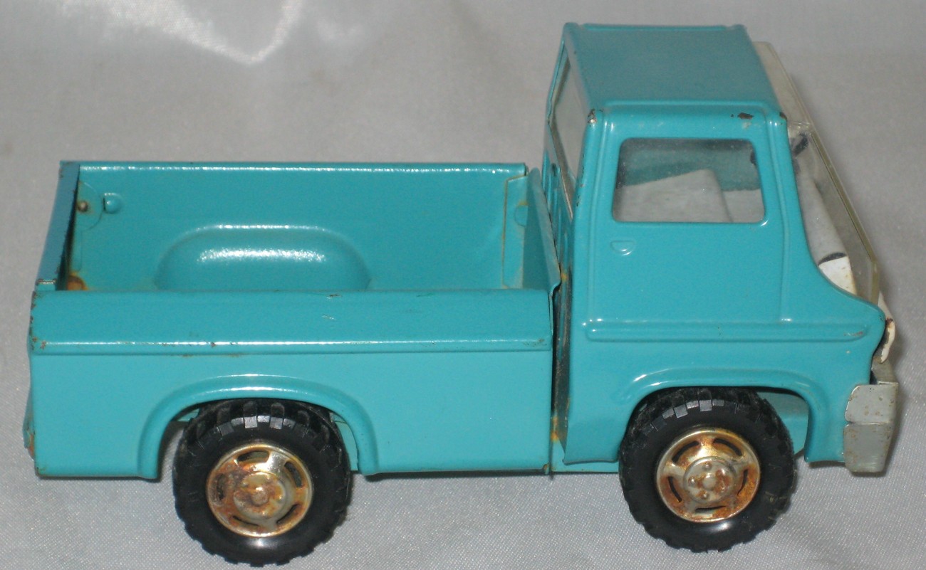 Marx Toys 1968 Green Truck Tailgate Opens Made In Japan Vintage Manufacture