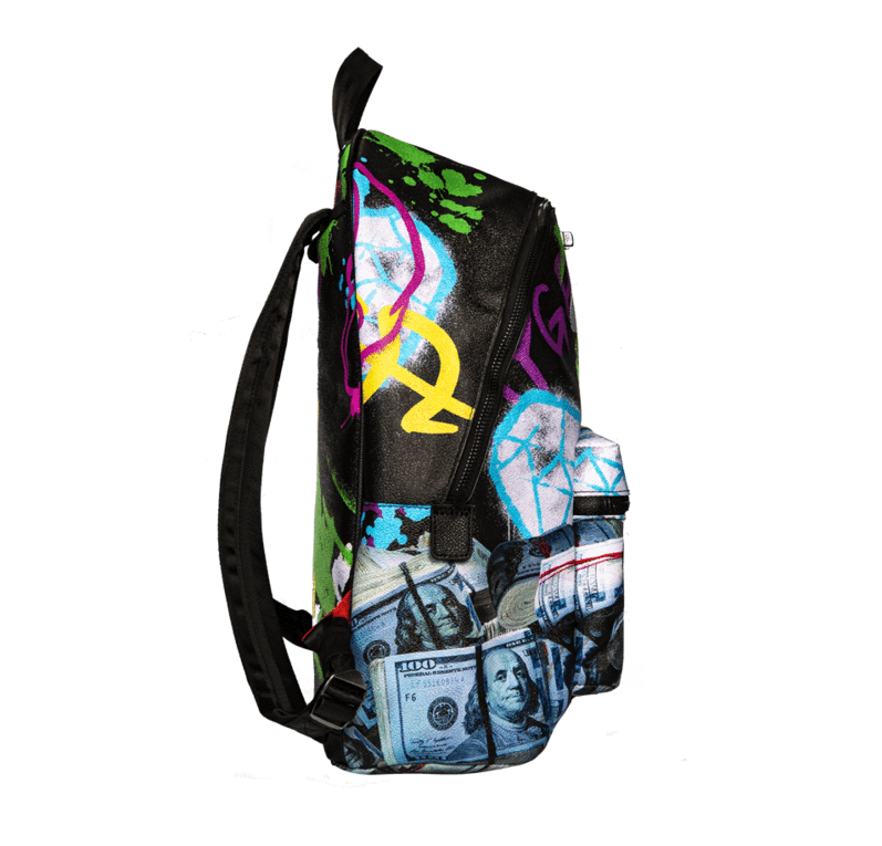 Sprayground Money Gummy Bear Stacks Urban School Book Bag Backpack