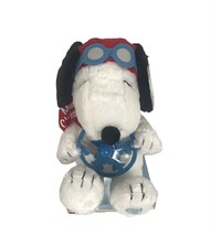 Peanuts Animated Musical Aviator Snoopy Lights Up Propeller & Plays Linus & Lucy - $18.02