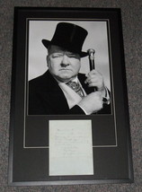 W.C. Fields Signed Framed 1946 Handwritten Letter & Photo Display JSA LOA WC