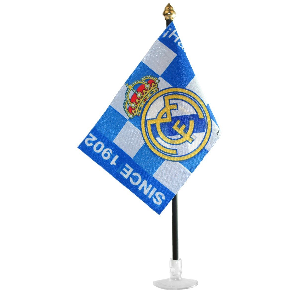Real Madrid C.F. Car Flag EST with four color printing FootballOther
