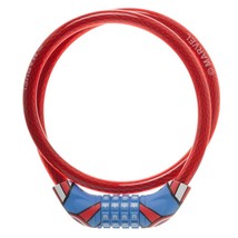 MARVEL COMICS CAPTAIN AMERICA DIAL COMBINATION BIKE BRAIDED STEEL CABLE ... - $8.50
