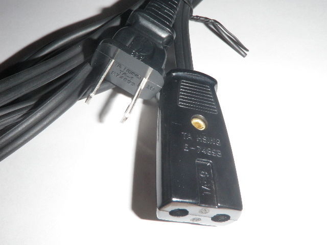 2 pin Power Cord for Hamilton Beach Coffee Maker Model