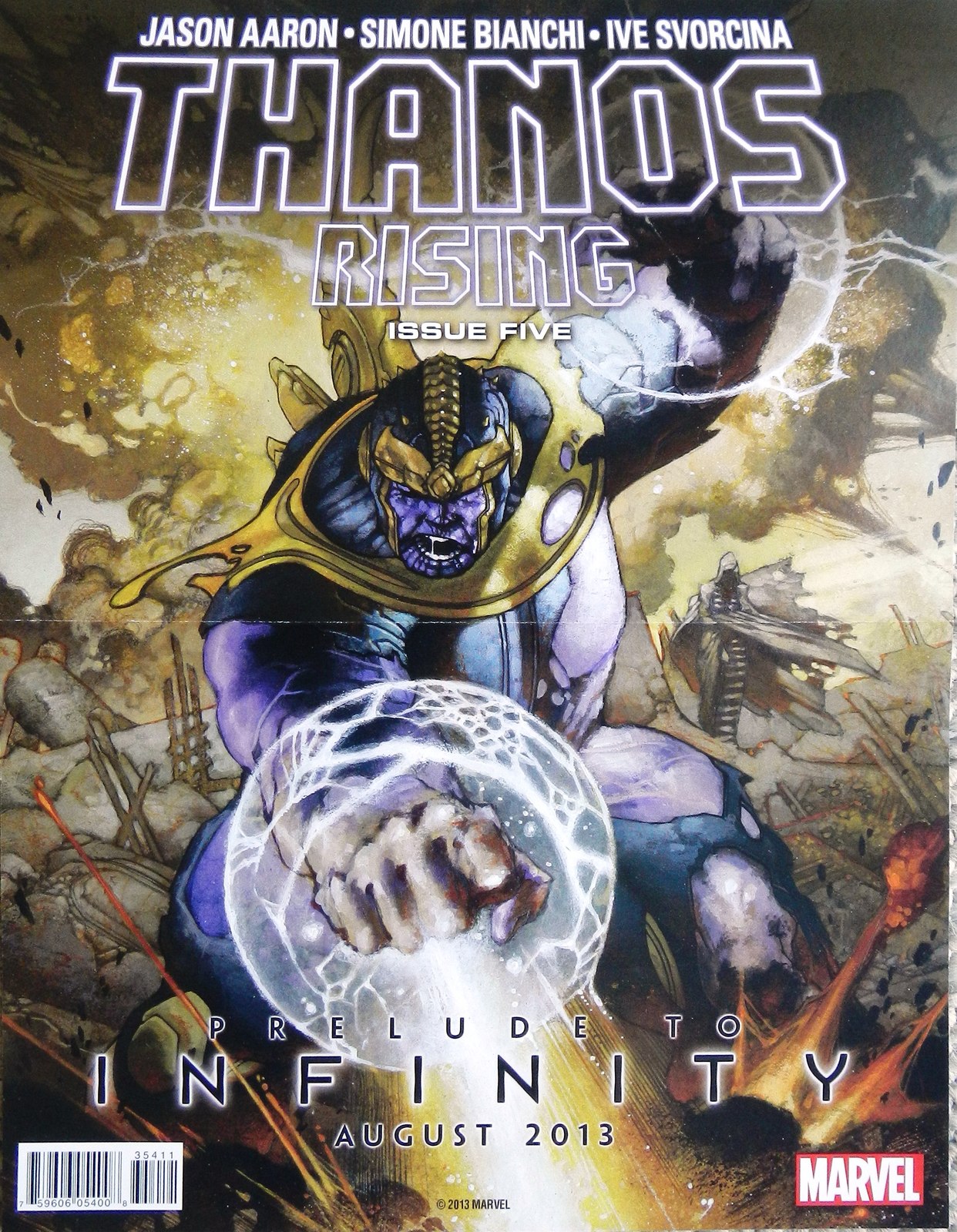 Thanos Rising Promo Poster by Simone Bianchi - Marvel 