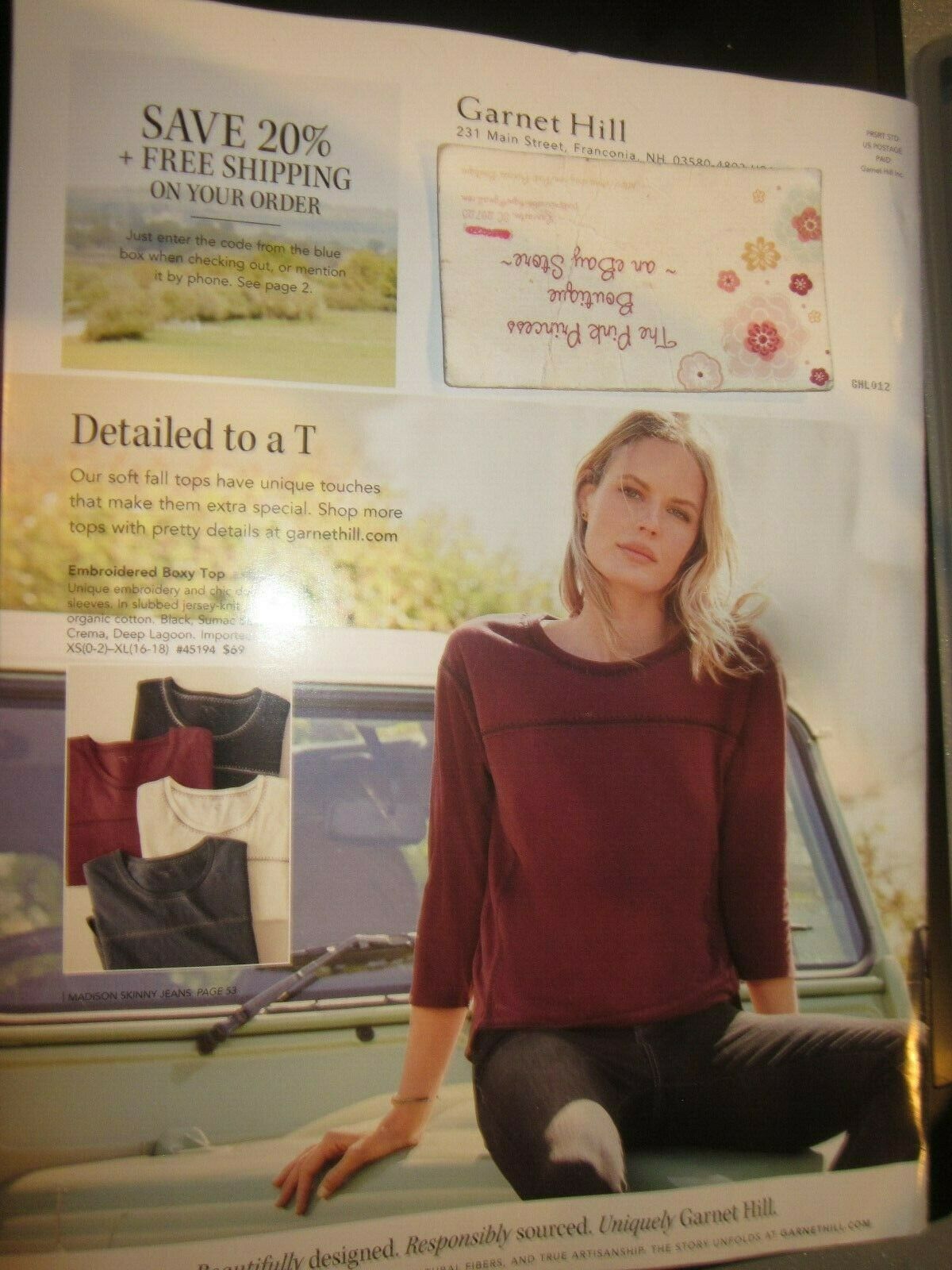 Garnet Hill Catalog September 2019 Purposeful Thoughtful Artful Restful ...