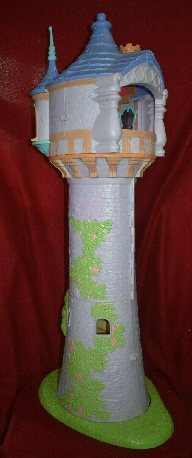 Disney Rapunzel Tangled Tower Castle 42" Princess Dollhouse 2010 Barbie