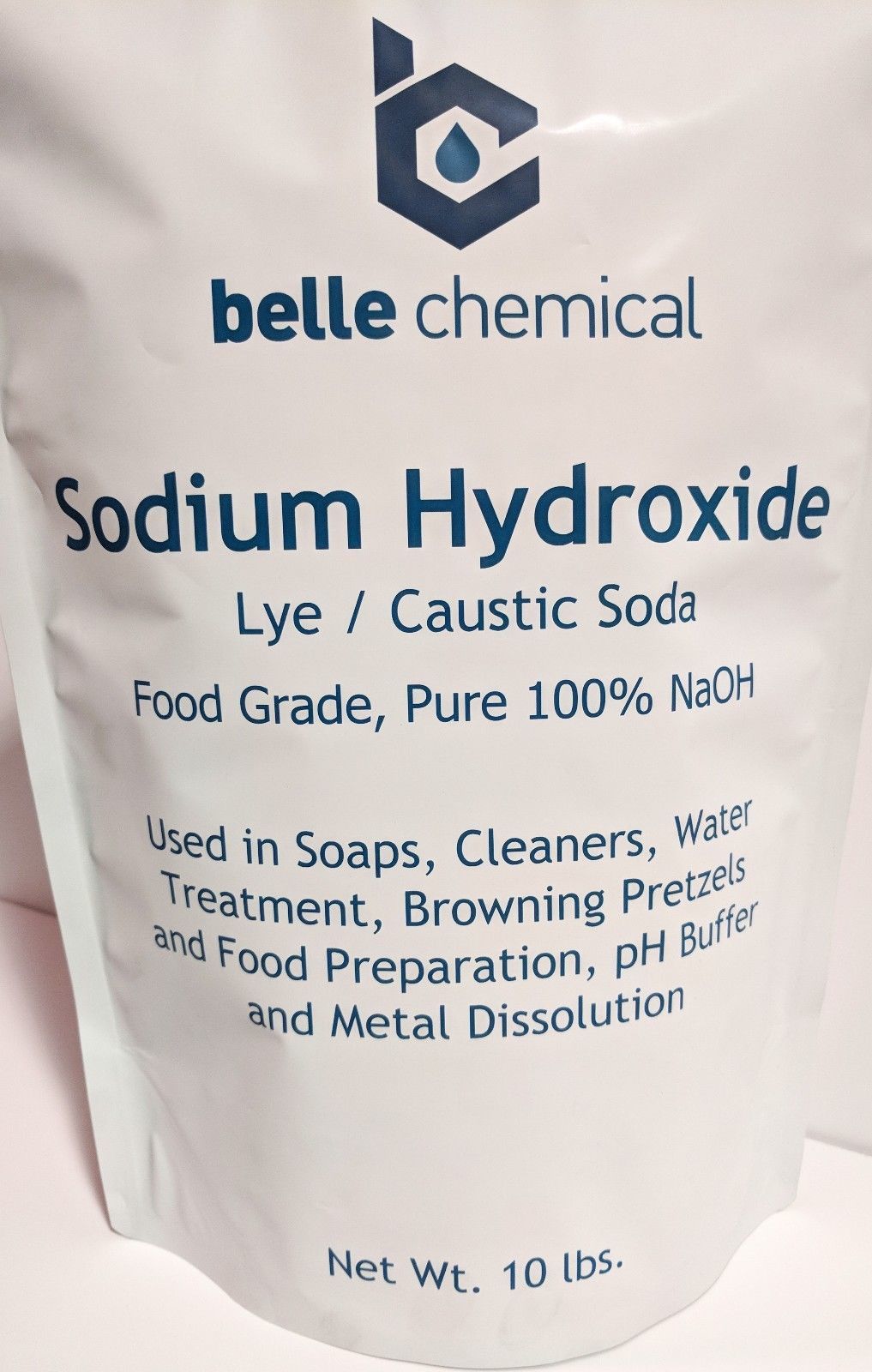 Sodium Hydroxide 100 Pure 4oz20 Lb (Caustic Soda, Lye) Food Grade
