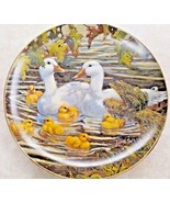 Lowell Davis Collector Plate &quot;Bustin With Pride&quot; Duck Family Big Green Frog - $16.36