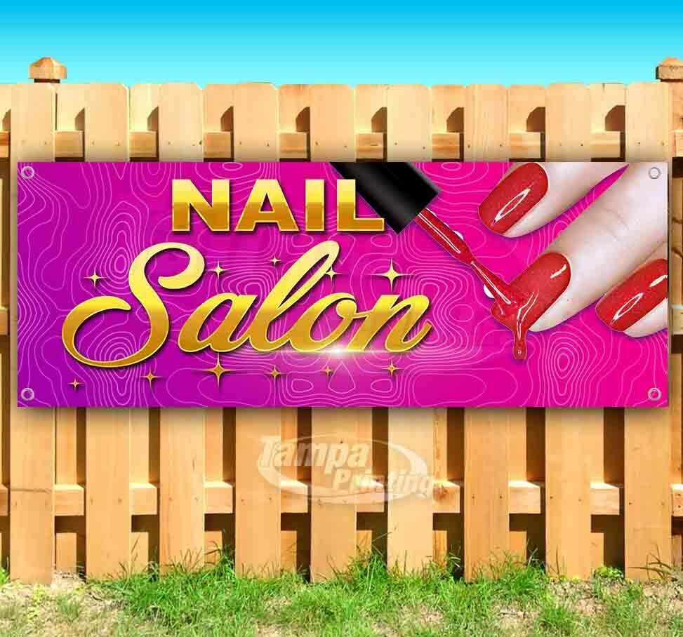 NAIL SALON Advertising Vinyl Banner Flag Sign Many Sizes USA BARBER