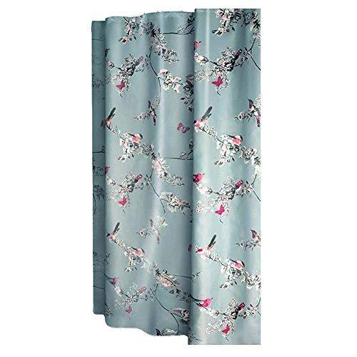 Panda Superstore Flower And Bird Shower Curtain Waterproof Bathroom Curtain, 180