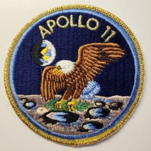 Vintage Apollo 11 Space Mission 4&quot; Embroidered Sew on Patch PB156 - $9.99