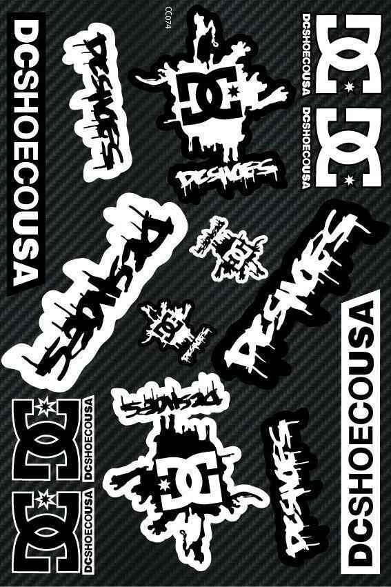DC SHOES sticker for motorcycle Decals &amp; Stickers