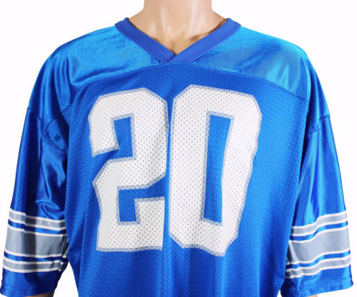 barry sanders reebok jersey