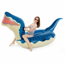 Jasonwell Inflatable Dinosaur Pool Float for Boys Girls Adults 124&#39;&#39; Gia... - $64.01