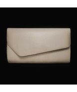 Colorful Creation Envelop Clutch Gray Tan Evening Bag Purse - $14.82