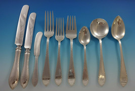Pointed Antique Engraved Dominick & Haff Sterling Silver Flatware Service Set - $6,925.05