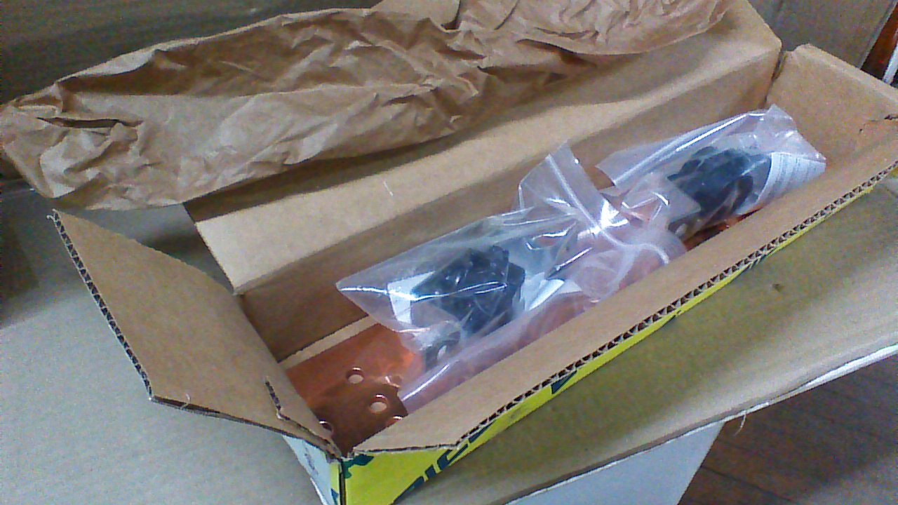 (NIB) ERICO EGBA14420CC GROUND BUSBAR KIT / 1/4" X 4" X 20" LONG