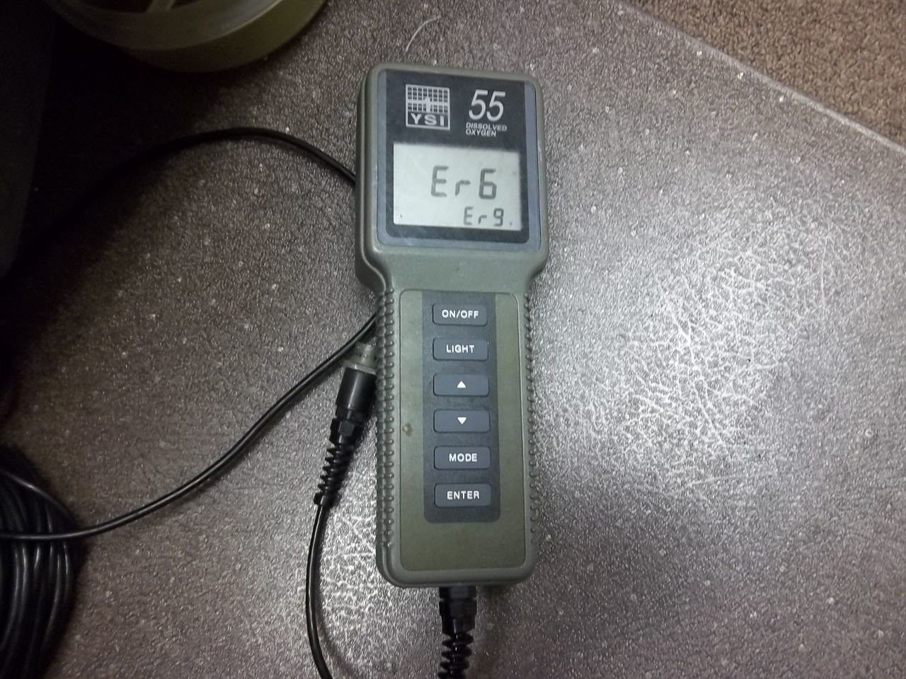 Yellow Springs YSI 55 Dissolved Oxygen Meter For Parts or Repair