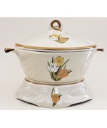 California Originals USA 1132 Floral Covered Serving Bowl Tureen and Warmer - $64.35