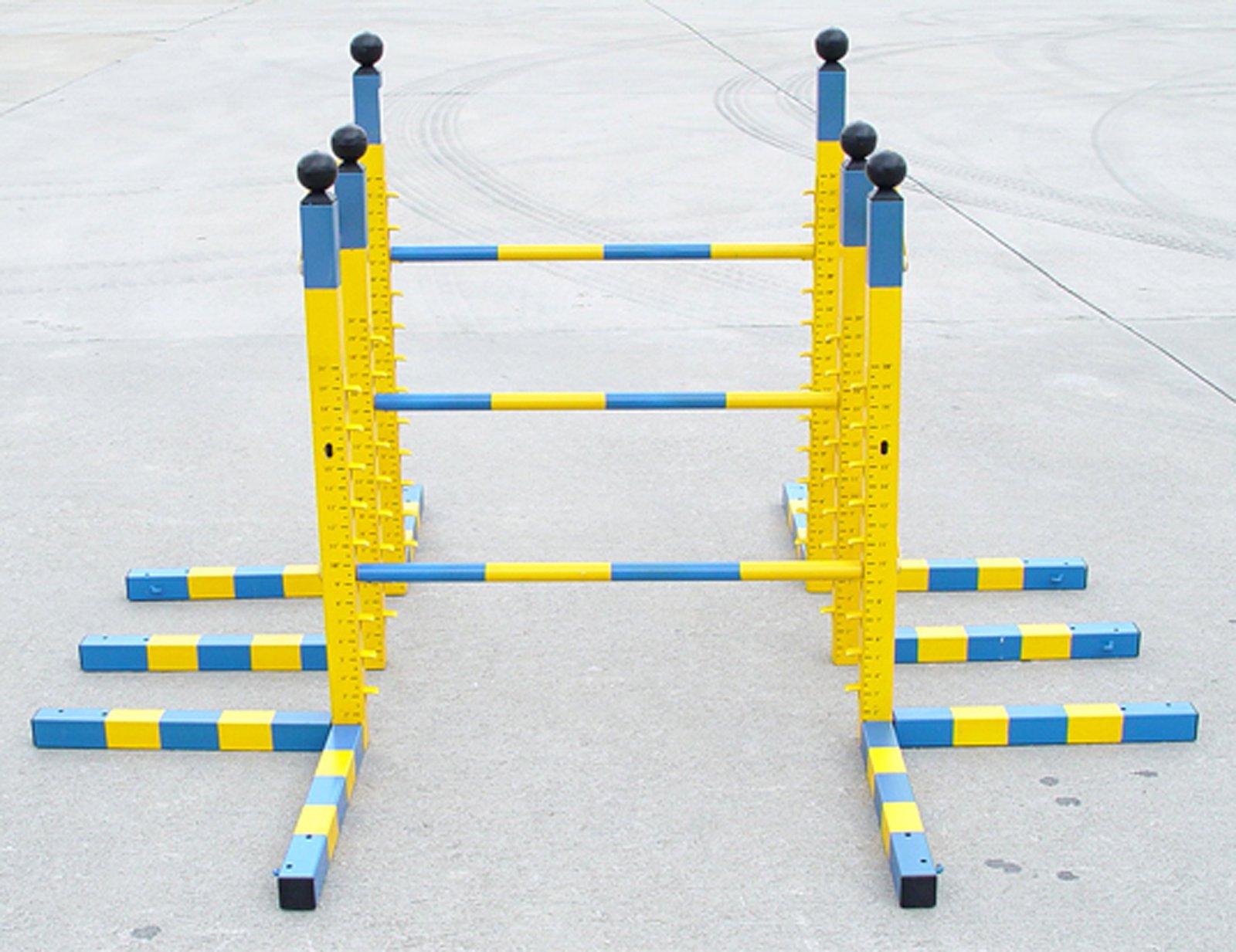 Dog Agility Triple Bar Jump, Adjustable Space Between Bars Agility Training