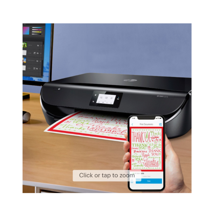 HP ENVY 5070 Wireless All-In-One Instant Ink Ready Inkjet w/ Mobile Printing - Printers
