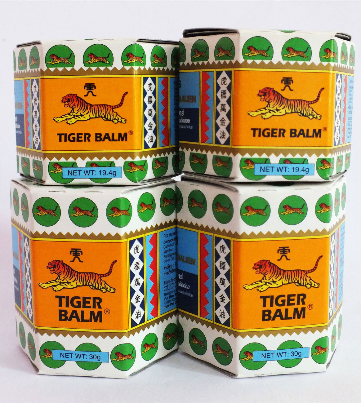 TIGER BALM WHITE Ointment Relief Muscular Aches Pains Flatulence 30 g