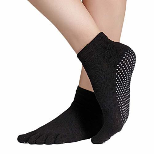 George Jimmy Five-Finger Cotton Sports Socks Soft Non-Slip Yoga Socks #17