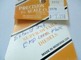 Precision Scale # 3978 Exhaust Stack EMD Late 1 per Pack HO-Scale image 2