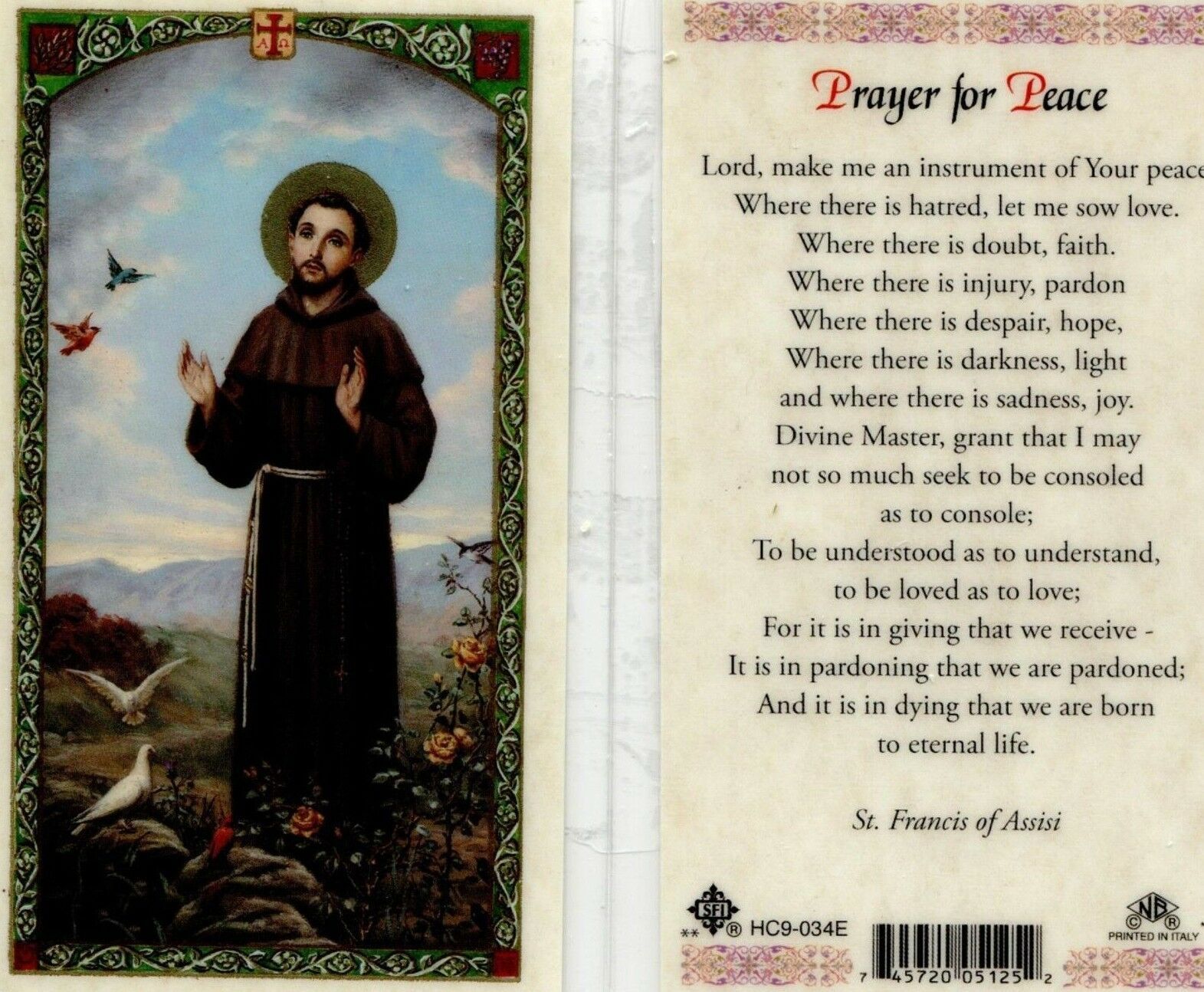 Prayer Of St Francis Prayer Card Printable Cards - vrogue.co