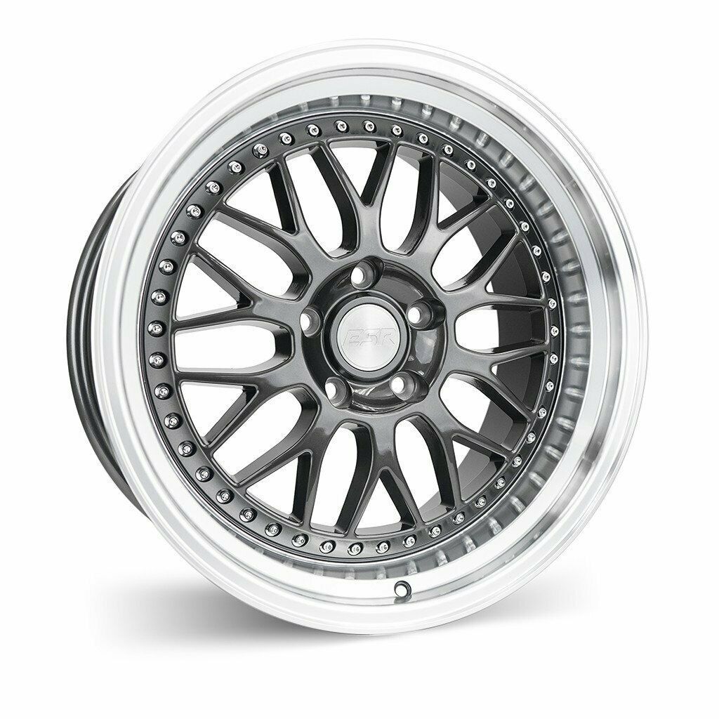 18x9 5 ESR SR01 SR1 5x112 Custom 15 Gun Metal Wheels Rims Set 4 Wheels 18x9-5-esr-sr01-sr1-5x112-custom-15-gun-metal-wheels-rims-set-4-wheels