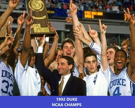1992 Duke Blue Devils Team 8X10 Photo Picture Ncaa Basketball Celebration - $3.95