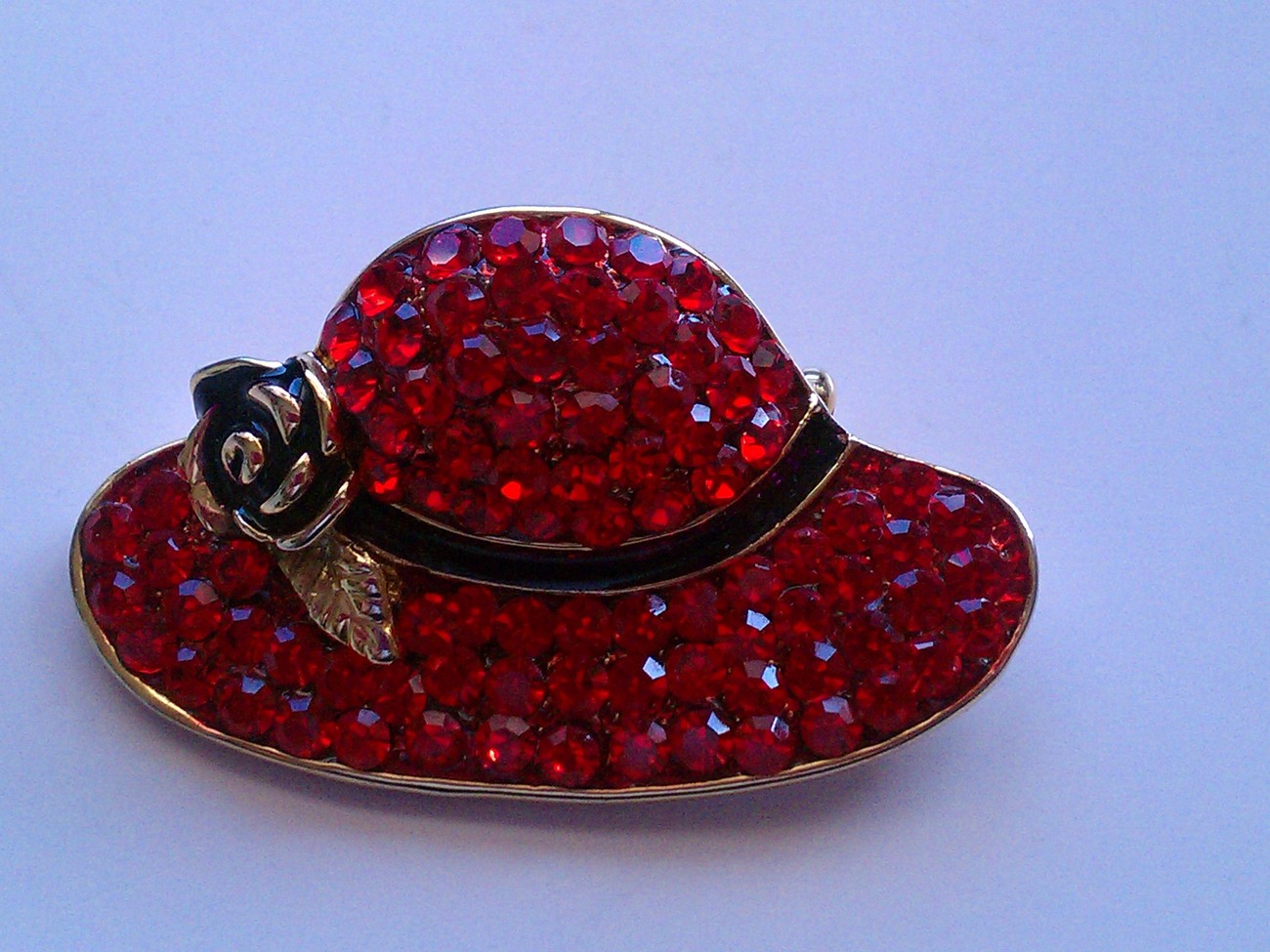 Scarlett Ohara Red Hat Brooch Pin Brooches & Pins