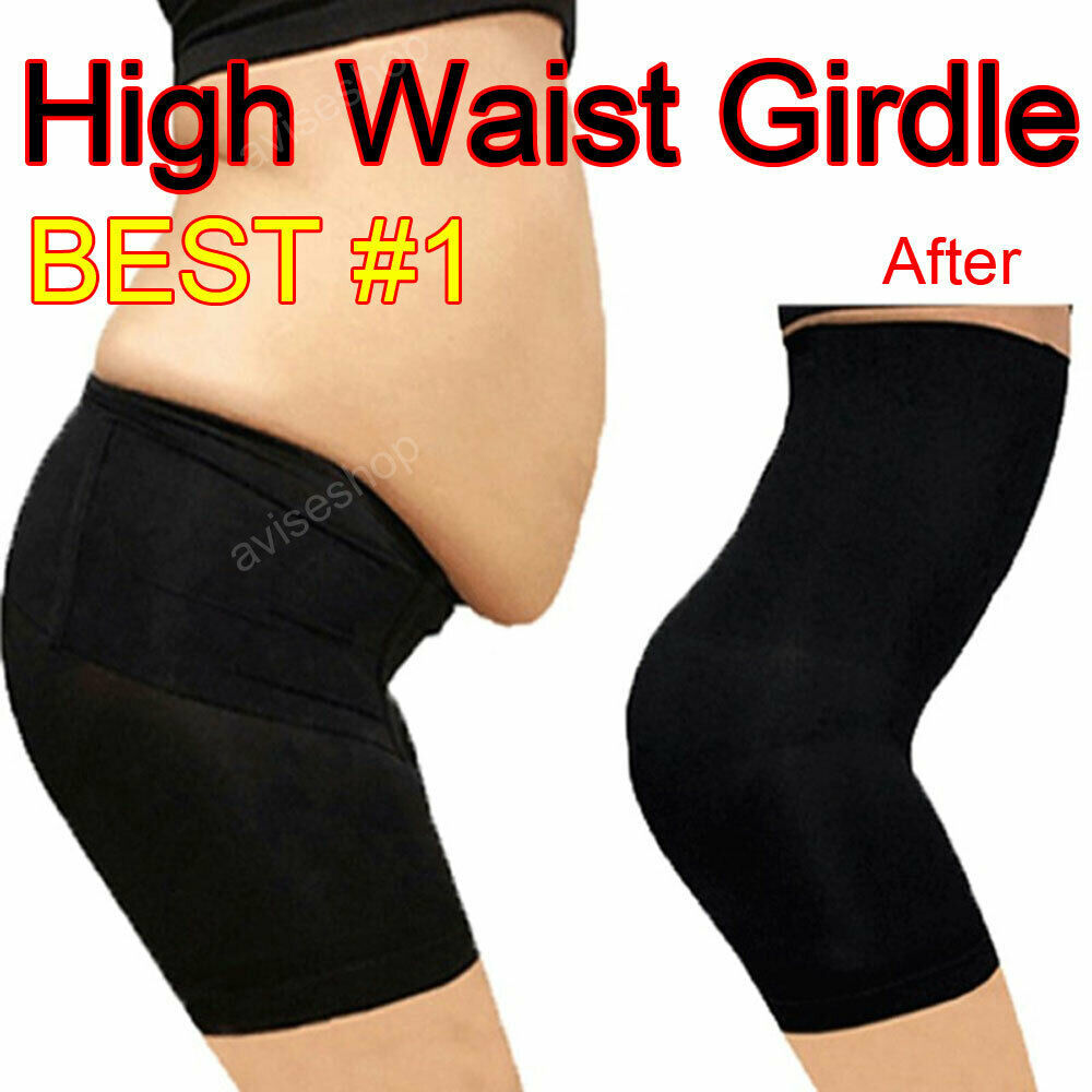 High Waisted Tummy Belly Control Shapewear Seamless BOYSHORT Underwear