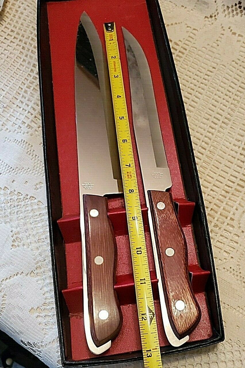 MAXAM PRECISION HOLLOW GROUND FINE STAINLESS STEEL CHEF AND CARVING KNIFE