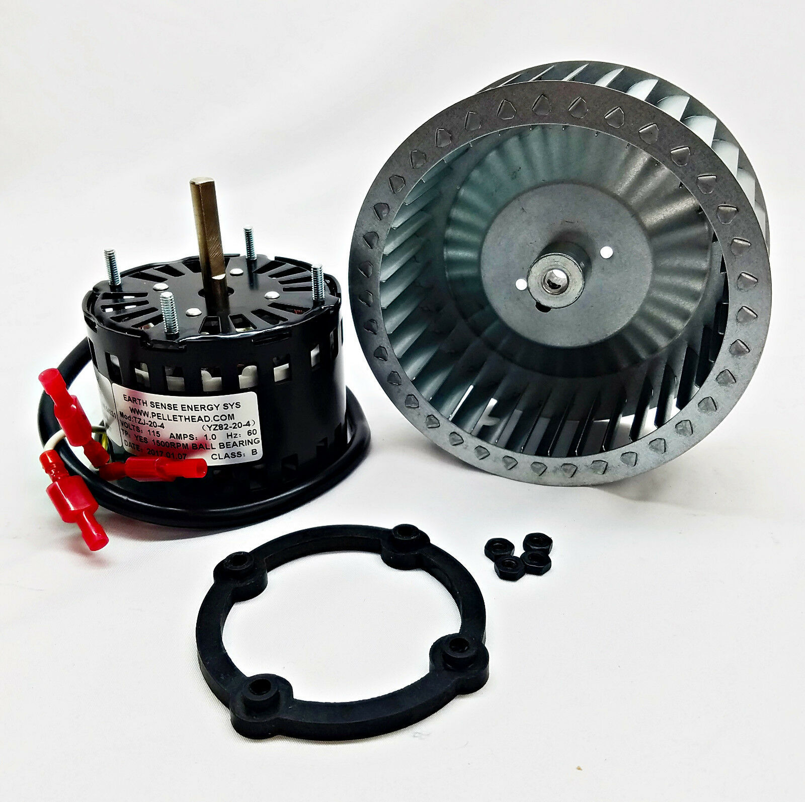 Harman Pellet Stove Convection Distribution Fan Motor + Impeller PH