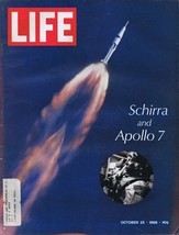 ORIGINAL Vintage Life Magazine October 25 1968 Schirra and Apollo 7