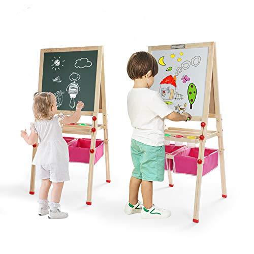 Kids Easel DoubleSided Whiteboard & Chalkboard (Large) Easels