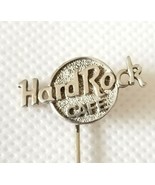 Hard Rock Café Logo Serling Silver Stick Pin HRC Staff&#39;s One Year Aniver... - $19.50