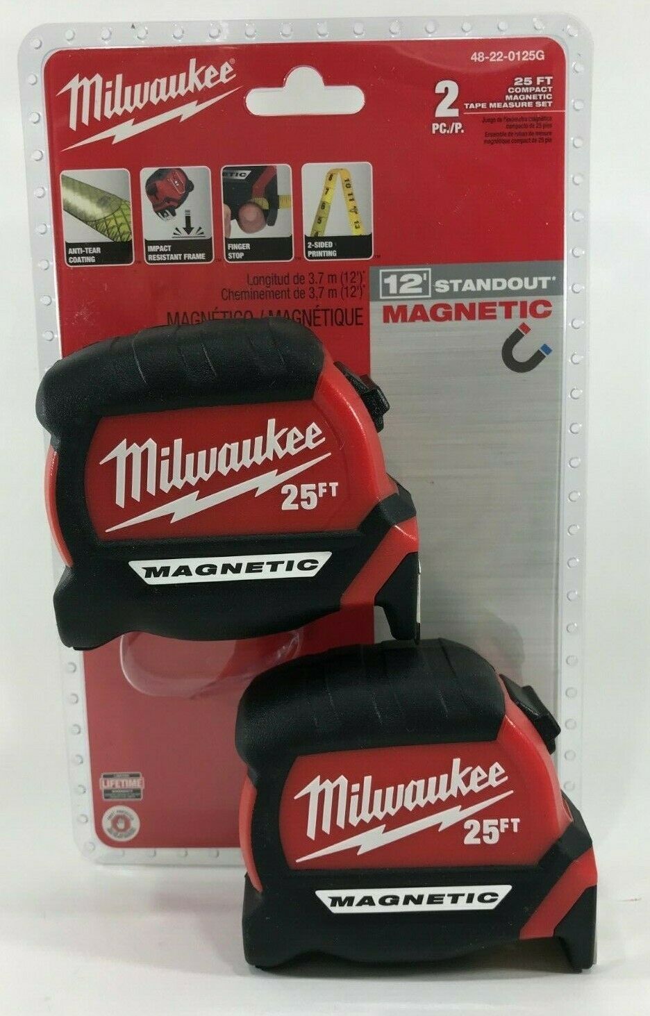 Milwaukee 48-22-0125G 25 ft. Magnetic and 21 similar items