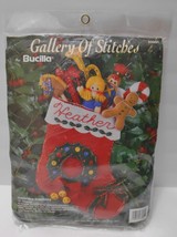 Bucilla Christmas Stocking Kit Christmas Surprises Toys Gingerbread #33251 Nip - $39.95